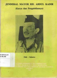 Jenderal Mayor RH. Abdul Kadir