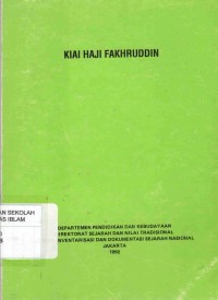 Kiai Haji Fakhruddin