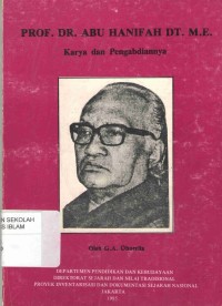 Prof. Dr. Abu Hanidah DT. M.E.