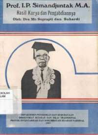 Prof. I.P. Simandjuntak M.A.